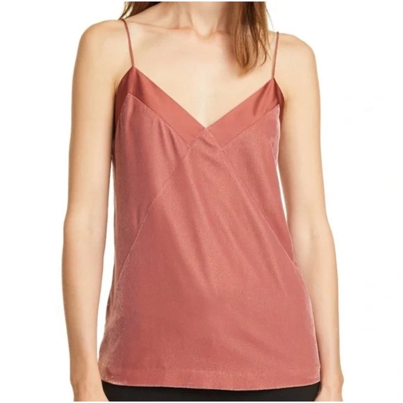 NWT Club Monaco Velvet Combo Cami Club Tank Top Size XS - Picture 1 of 4